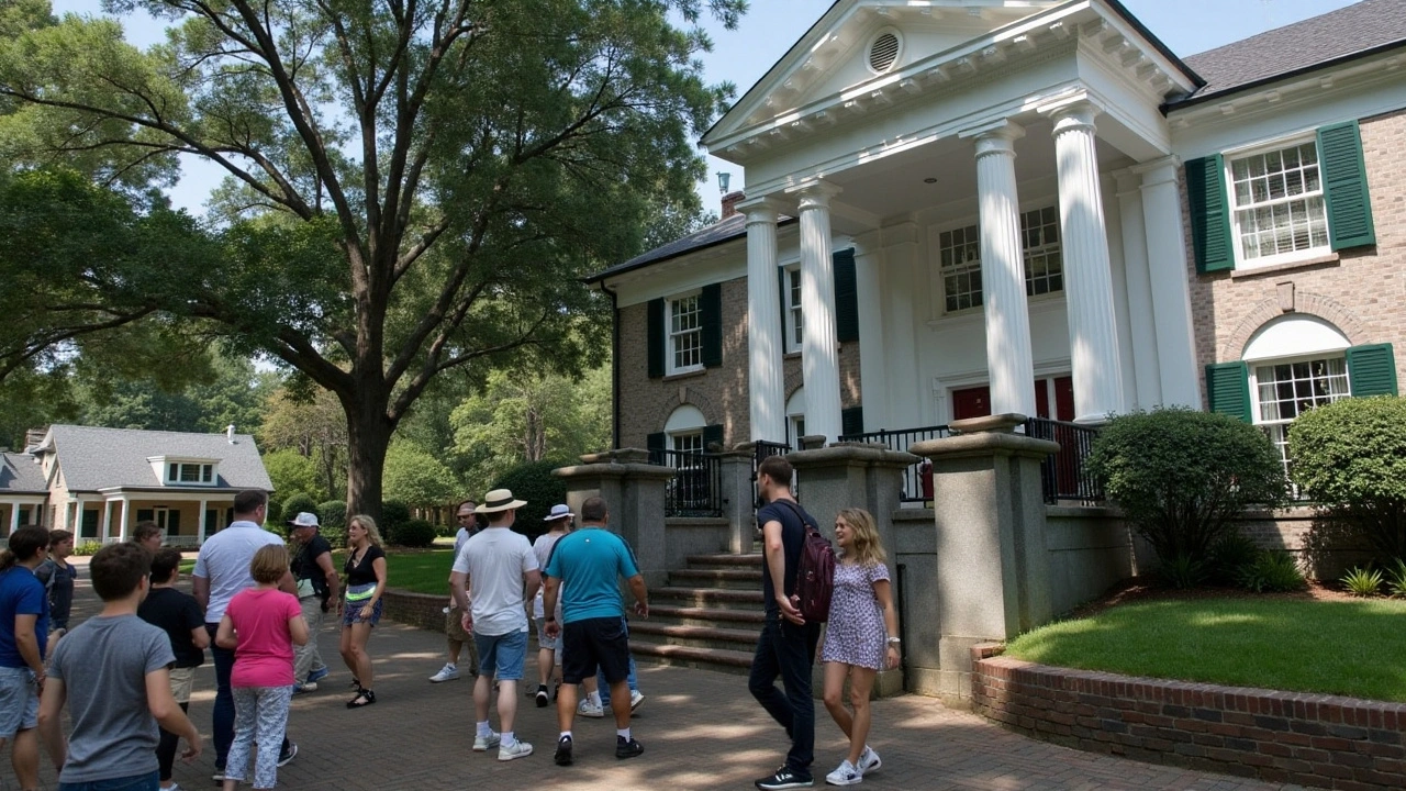 Mulher é Presa por Esquema de Roubo de Propriedades em Graceland, Casa de Elvis Presley