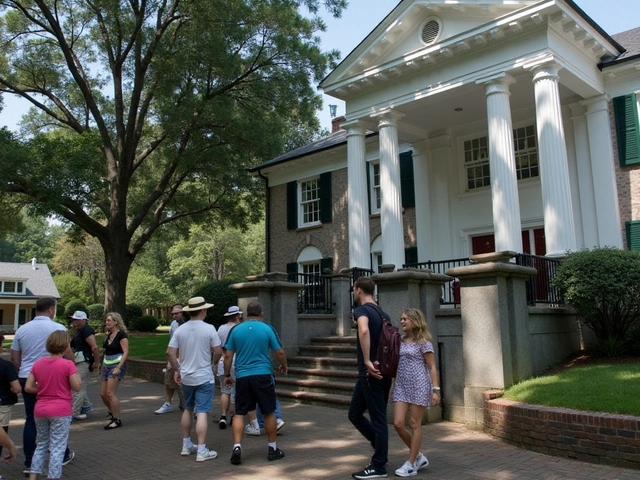 Mulher é Presa por Esquema de Roubo de Propriedades em Graceland, Casa de Elvis Presley